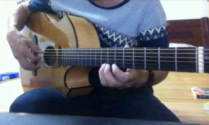 指弹吉他《爱的罗曼史》