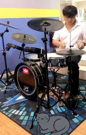 龙老师《there for you》爵士鼓即兴cover